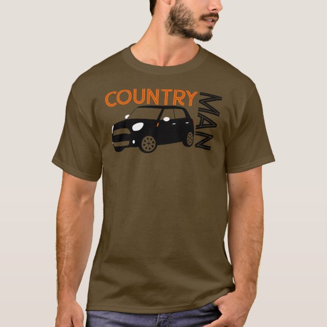 Countrymanmanar skjortor t shirt (Framsida)