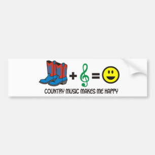 Countrymusik Bildekal