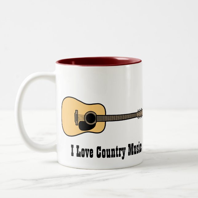 Countrymusik Två-Tonad Mugg (Vänster)