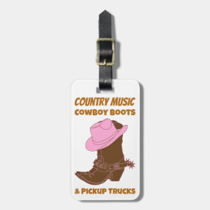 Countrymusikcowboyen startar pickupa lastbilar bagagebricka