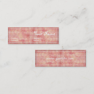 CountryPink profilerar kortet Mini Visitkort