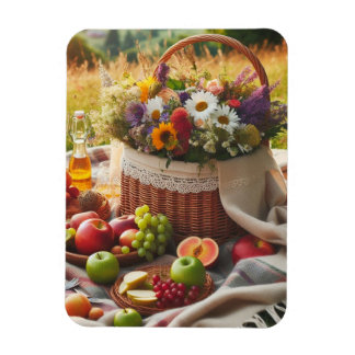 Countryside Picnic Charm Magnet
