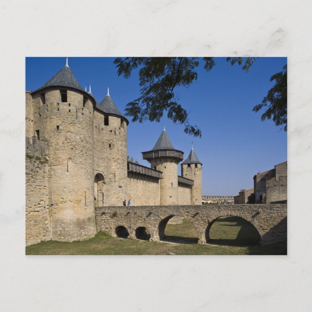 Counts Castle, Carcassonne, Aude, Languedoc Vykort (Framsida)