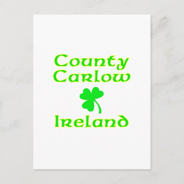 County Carlow, Irland Vykort (Framsida)