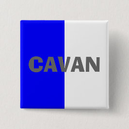 County Cavan Flagga Badge Knapp