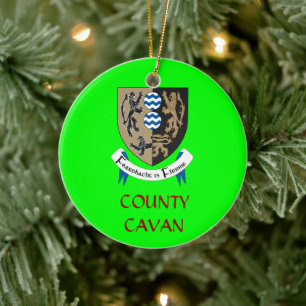 County Cavan Ireland Anpassningsbar jul Ornament