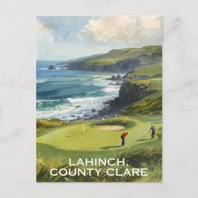 County Clare Golf Vykort (Framsida)