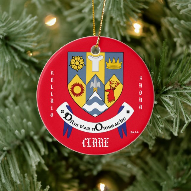 County Clare Ireland Circle Ornament (Träd)