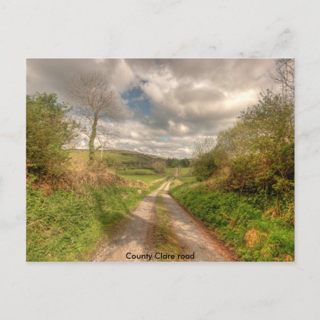 County Clare Road Vykort (Framsida)