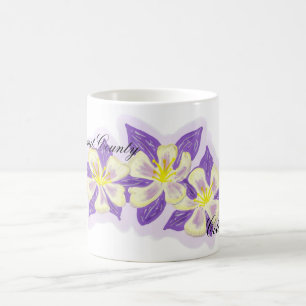 County Colorado columbine mugg
