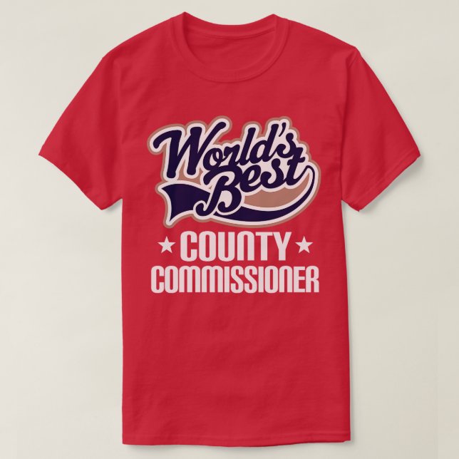 County Commissioner T Shirt (Design framsida)