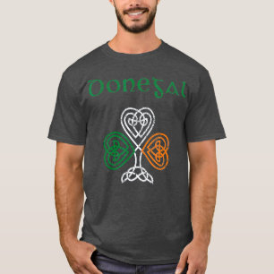 County Donegal Shamrock Ireland Flagga craic och T Shirt