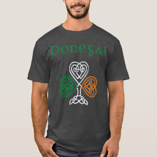 County Donegal Shamrock Ireland Flagga craic och T Shirt