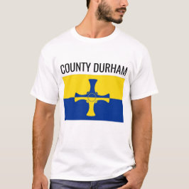 County Durham // English County Flagga T Shirt