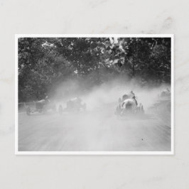 County Fair Dirt Track Tävling Vykort