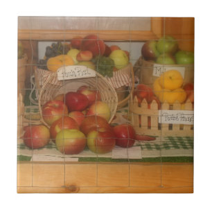 County Fair Fruit Harvest Visning Kakelplatta