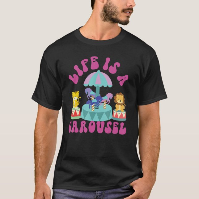 County Fair Life är en karousel T Shirt (Framsida)
