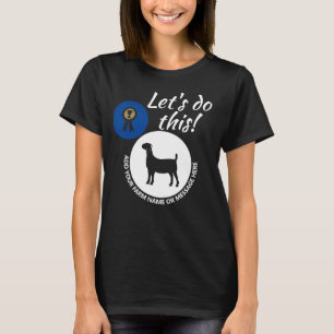 County Fair Livestock Boer Goat Mörk T Shirt