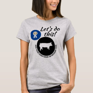 County Fair Livestock Market Swine T Shirt