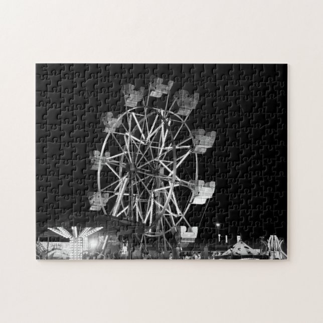 County Fair Roligt Ferris Wheel Family Puzzle Pussel (Horisontell)