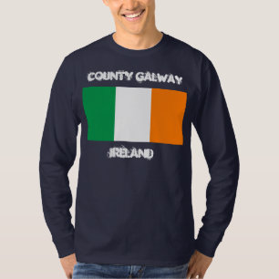 County Galway, Irland med Irish flagga Tröja