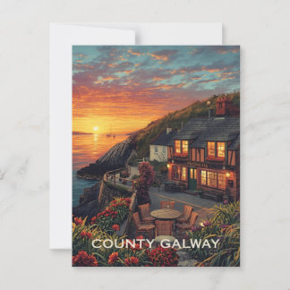 County Galway Postcard Vykort