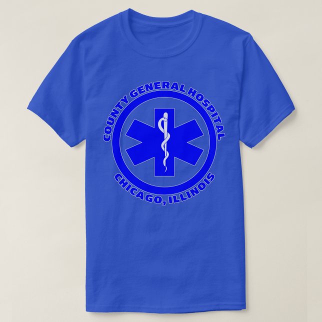 County General Hospital ER T Shirt (Design framsida)