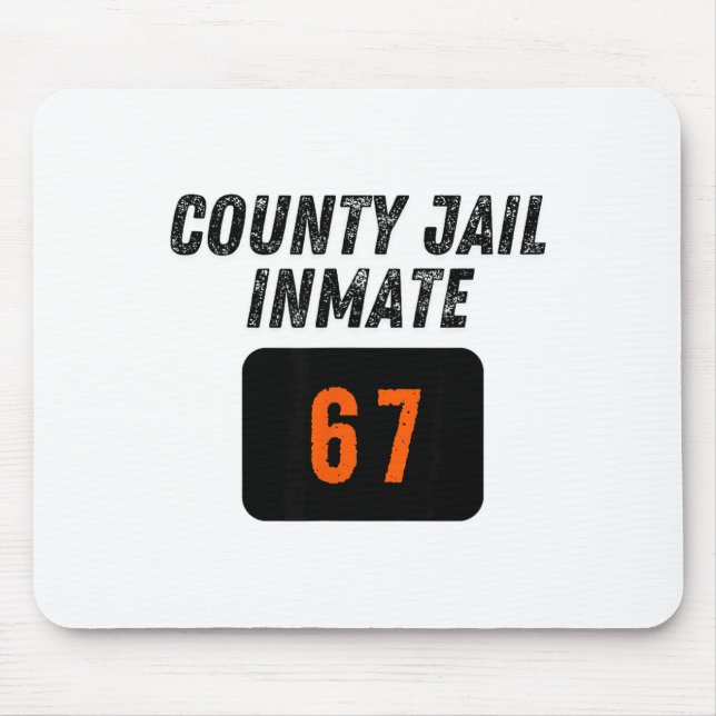County Jail Prison Inmate 67 Halloween Funny Mens  Musmatta (Framsidan)