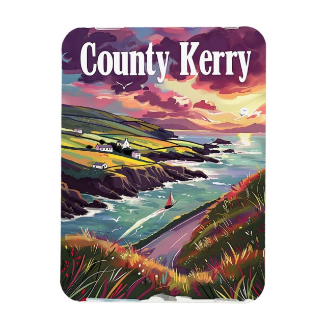 County Kerry Ireland Magnet (Vertikal)
