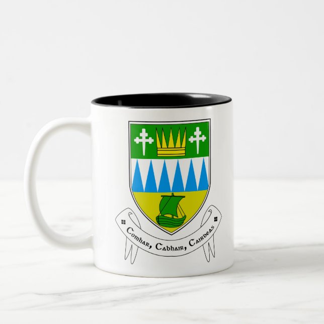 County Kerry Ireland Två-Tonad Mugg (Vänster)