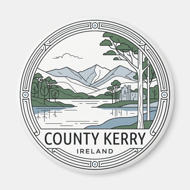 County Kerry Killarney Irland Magnet (Framsidan)