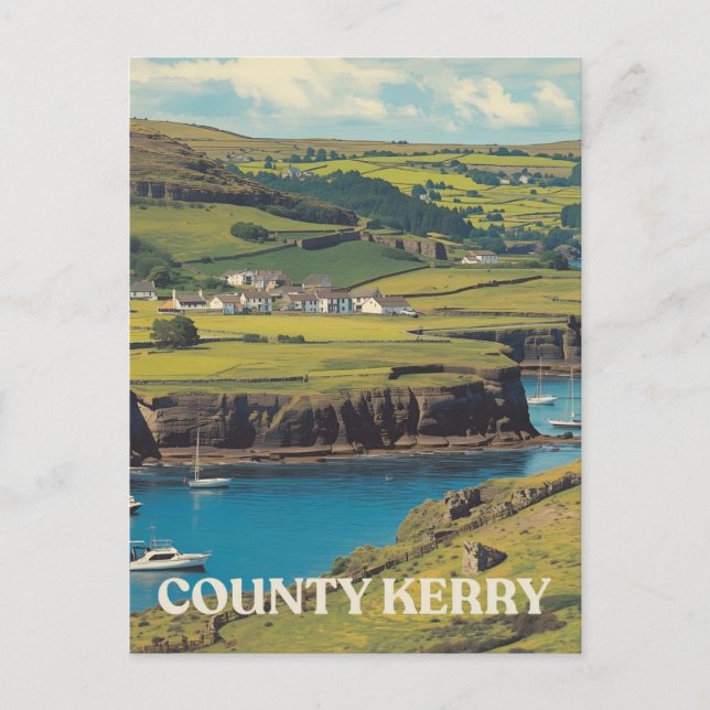 County Kerry Vykort (Framsida)