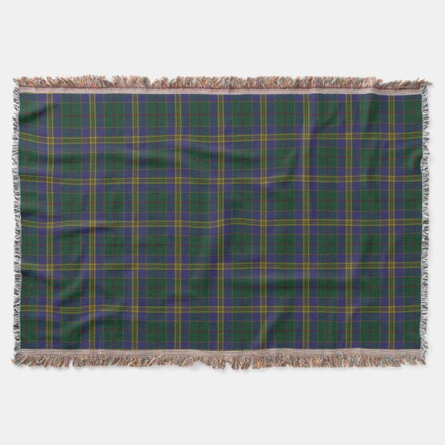 County Kilkenny Irish Tartan Filt (Framsidan)