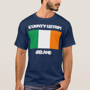 County Leitrim, Irland med Irish flagga Tröja