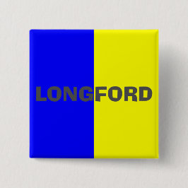 County Longford Flagga Badge Knapp