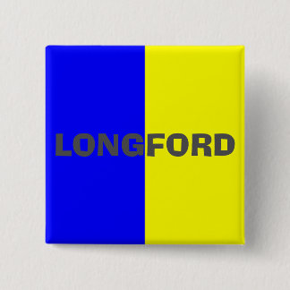 County Longford Flagga Badge Knapp