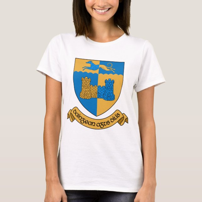 County Longford Ireland T Shirt (Framsida)