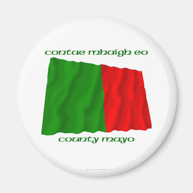 County Mayo Färg Magnet (Framsidan)