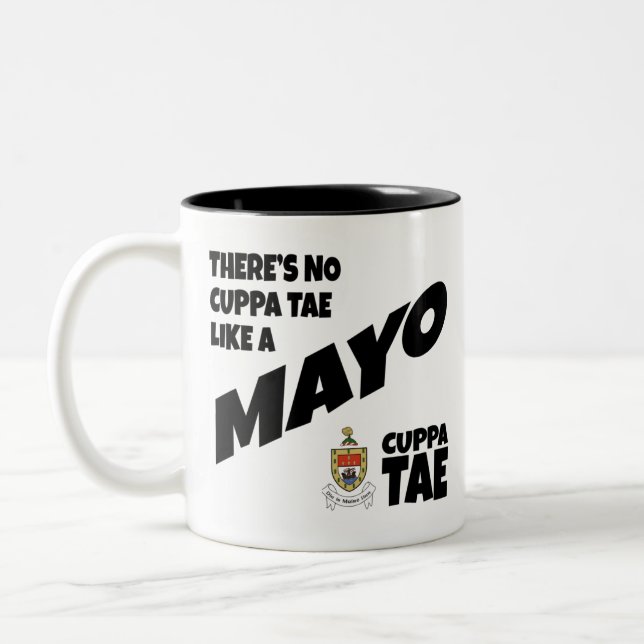 County Mayo Ireland Two-Tone Coffee Mugg (Vänster)