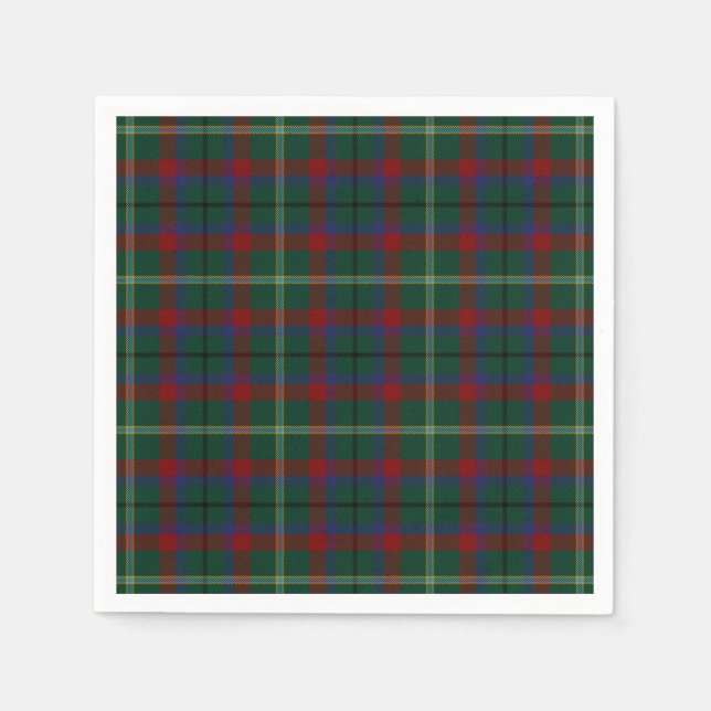 County Mayo Irish Tartan Pappersservett (Framsidan)