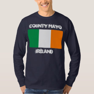 County Mayo, Irland med Irish flagga Tee
