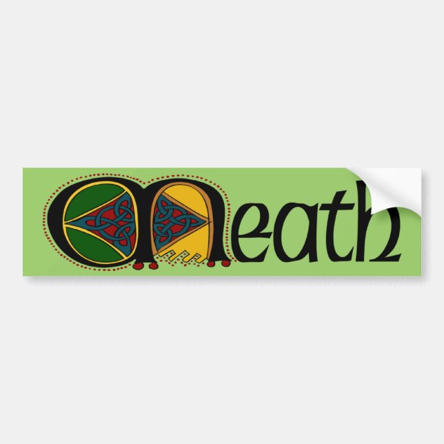 County Meath Bumper Sticker Bildekal (Framsidan)