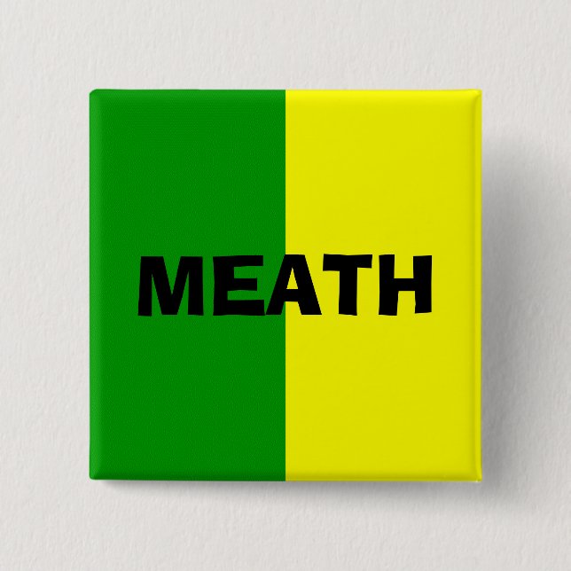County Meath Flagga Badge Knapp (Framsida)