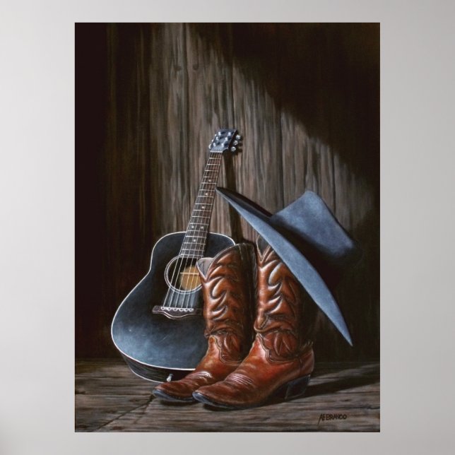 County Music "Boots" Poster (Framsidan)