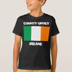 County Offaly, Irland med Irish flagga T-shirt