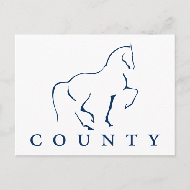 COUNTY SADDLERY DRESSYR VYKORT (Framsida)