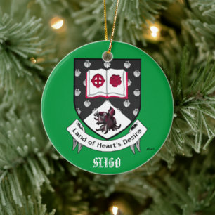 County Sligo Ireland julprydnad Julgransprydnad Keramik