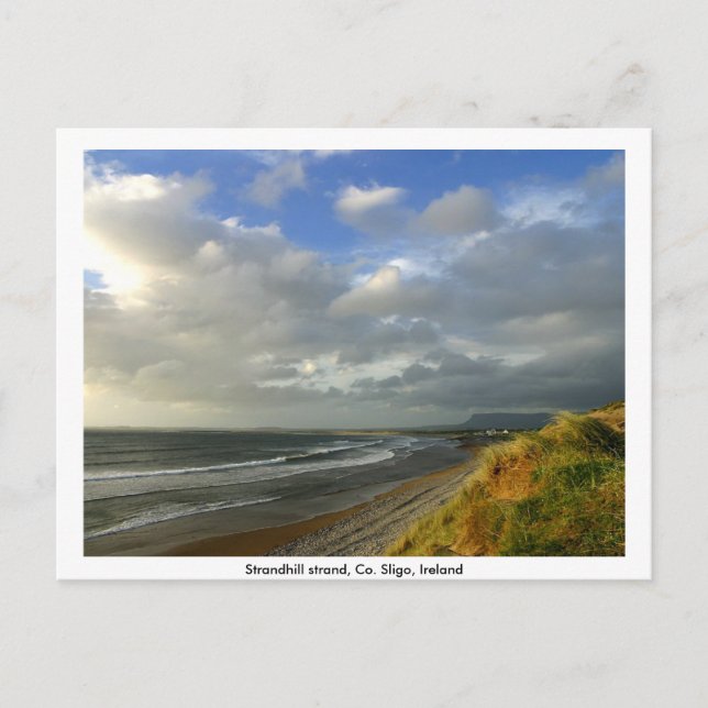 County Sligo Ireland - Strandhill-stranden Vykort (Framsida)