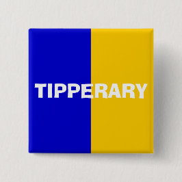 County Tipperary Flagga Badge Knapp