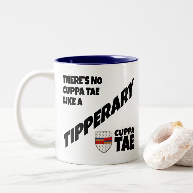 County Tipperary Ireland Two-Tone Coffee Mugg (Med munk)